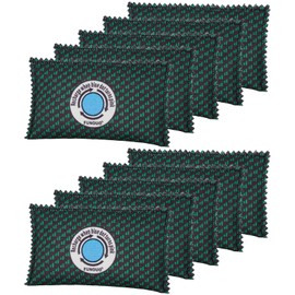 FUNOUO 100g Rechargeable Desiccant Pack of 10,Moisture absorbers for storage,Moisture absorbers Bag,Desiccant Dehumidifier bag,Dehumidifier for Home Closets,Gun Safe, and Cars