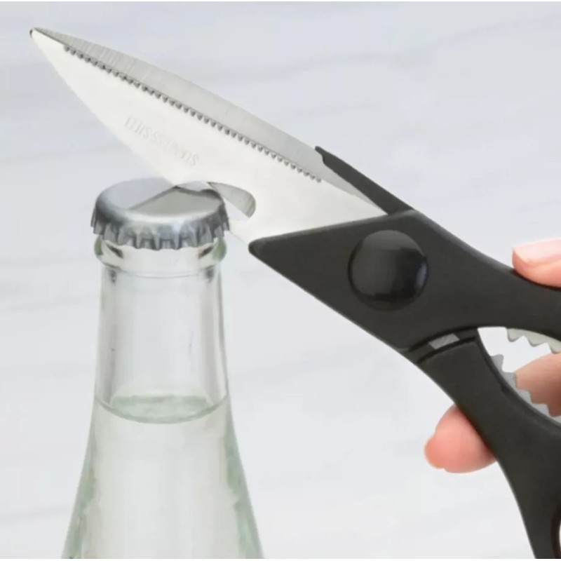 Betterware Tijeras De Cocina Chef, Quita Escamas, Destapa Y Desenrosca