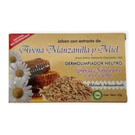 Jabón García Avena Miel 1 Pieza 125g Ecológico Biodegradable                                                                                          