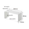 Yamazaki 3789 Kitchen Steel U-Shaped Rack, White, Approx. W 12.0