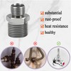 1/2 to 3/8 Water Line Adapter, Brass Compression reducer pipe