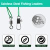 QISHUO High Strength Fishing Leader Freshwater Stainless Steel Fishing Leaders