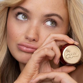 Poppy & Pout- Exfoliante labial natural, exfoliante hidratante con azúcar para labios secos, exfoliante labial con aceite esencial