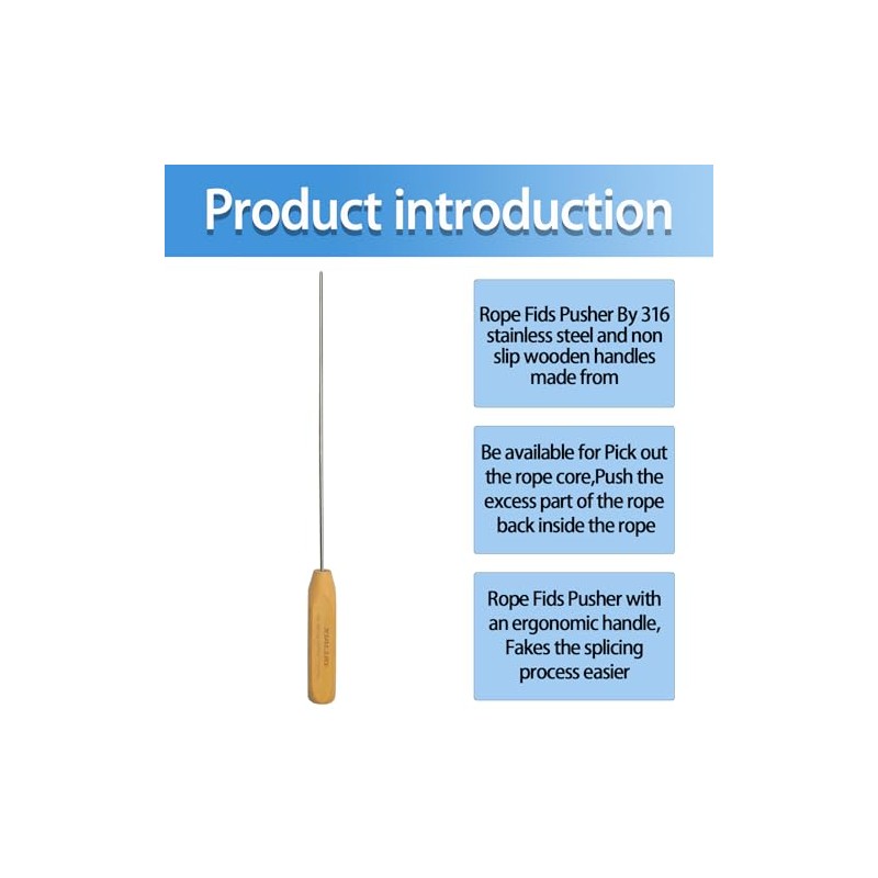 XIALUO Rope Splicing Tool Kit for Double Braid Ropes