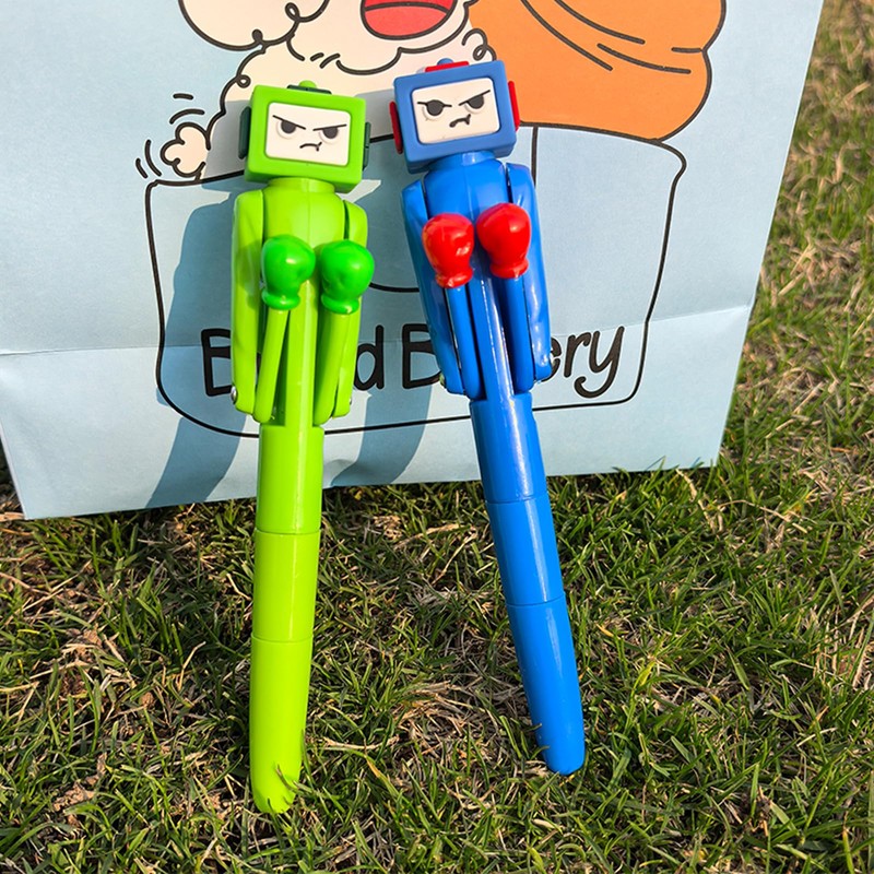 TVIAOH (12 PCS) Ballpoint Pens, Boxing Pen Robot with Punching