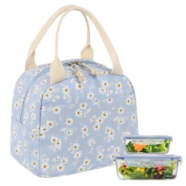 YILANJIN Portable Lunch Bag, Women's Lunch Bag, Lunch Bag for Lunch, Lunch Bag Thermal Lunch Bag Small, Waterproof Lunch Bag, Lunch Bag for School/Office/Picnic/Travel