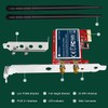 Adaptador de Red inalámbrico PCIe de 2,4 GHz y 300