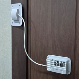 Multipurpose anti-opening dial wire lock black