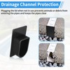 DEA Channel Drain End Adapter and Pool Deck Drain Cap