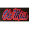 Ole Miss Rebels Vintage Embroidered Iron On Patch 4” X