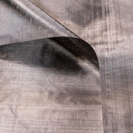 Mission Darkness TitanRF Flame Retardant Glass Fiber Faraday Fabric (42um) 44" W x 36" L // Conductive Nickel Copper Polyester Material Blocks RF Signals WiFi Cell Bluetooth RFID EMF (Silver Color)