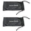 V.W.E. 2 Pairs Rectangular Bifocal Sunglasses Reader for Women Retro