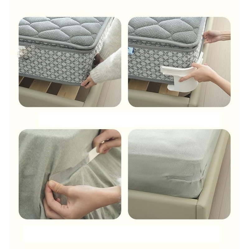 Taicols Set of 4 Adjustable Straps for Bedding Bed Sheet
