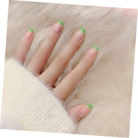 Vaguelly 2 Sets Creative Nail Art Decals for Women Stylish Fake Nail Tips for Unique Manicure Decoration Easy to Apply Durable for DIY Fashion Designs