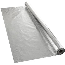 Trade Winds Insulation: Silver Reflective Film (36INCH X 4FT) - Grow Room Accessory - Indoor Plant Growing Reflective Film - Metalized Film - Waterproof - Weatherproof - Heavy Duty Mylar Scrim