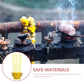 PRETYZOOM Led Incense Burner 5 Sticks Electronic Censer for Home Buddhist Altar Safe Material Decorative Design Easy to Carry