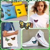 Thiccywoov 40 Pcs Butterfly Iron On Patches for Hat 40