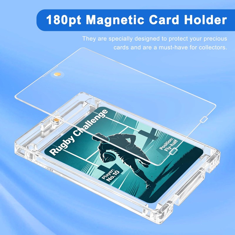20 Count Magnetic Card Holder, 180pt One Touch Trading Case