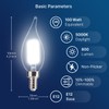 FLSNT LED Candelabra Light Bulbs, CA11 E12 Chandelier LED Light