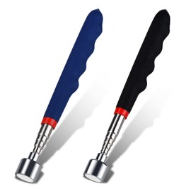 2 Pieces Telescoping Magnet Tool 20 Lbs Magnetic Pickup Tool 30 Inch Telescoping Magnet Stick Gadget for Men Suitable for Birthday Father's Day