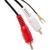 AV:Link 2x RCA Male to 2 x RCA Male Ground