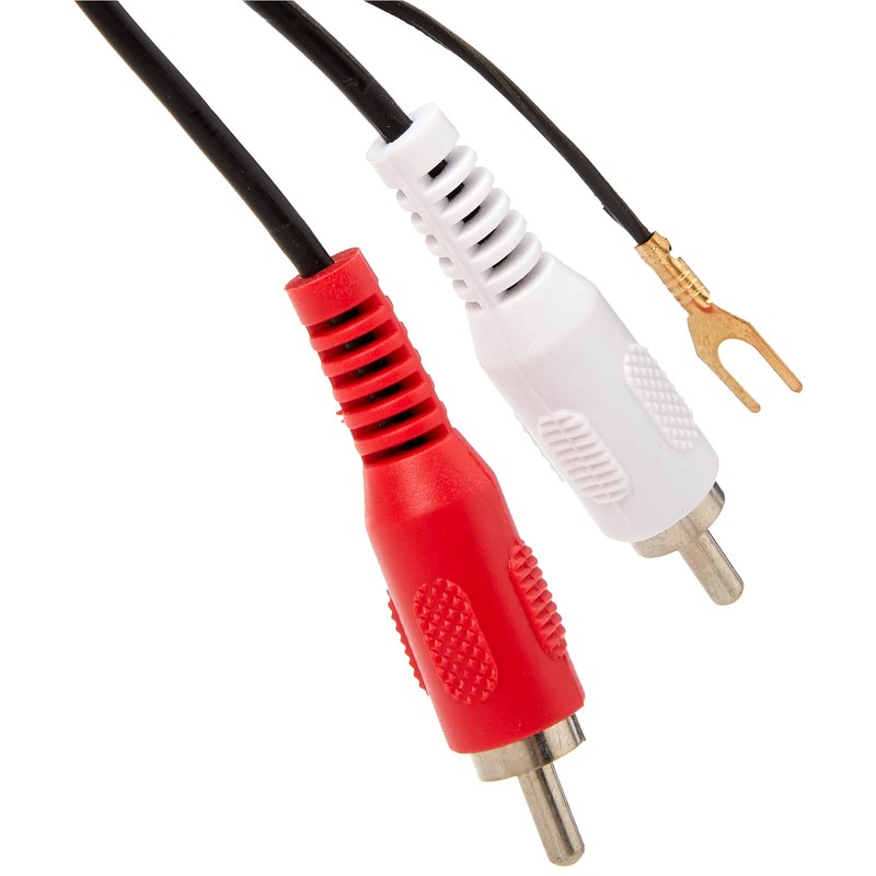 AV:Link 2x RCA Male to 2 x RCA Male Ground