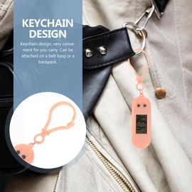 Hemobllo 4 Pcs Keychain Pocket Watch - Mini Key Ring Digital Watch for Children Kids Students (Random Color)