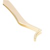 WOONEKY Elegant Gold Eyelash Nipper Compact Tool for False Lash