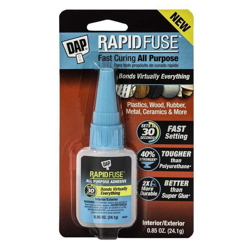 DAP 7079800155 00155 0.85 oz Rapid Fuse Fast Curing All