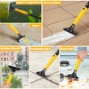 Heavy Duty Floor Scraper with 44.5” long handle, 4” Scraper