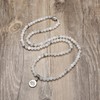 6mm 108 Mala Beads Yoga Zen Necklace Buddha Lotus Prayer