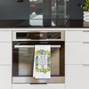 Elefeltclave Italian Blessing Lemon Kitchen Towels, Italian Floral Lemon Dish