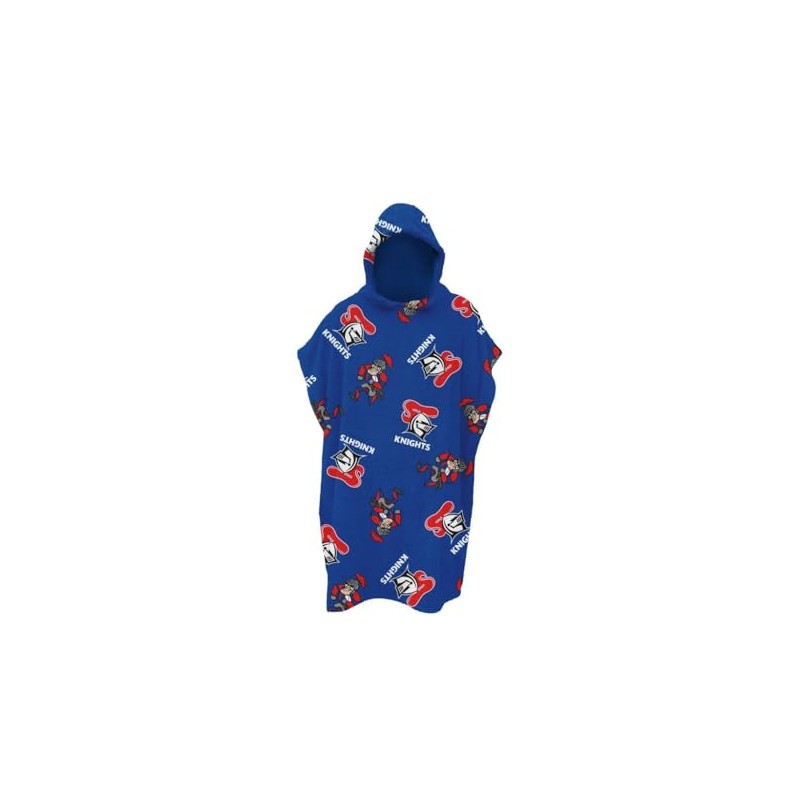 Newcastle Knights NRL Rugby League Kids Youth Hooded Beach Towel