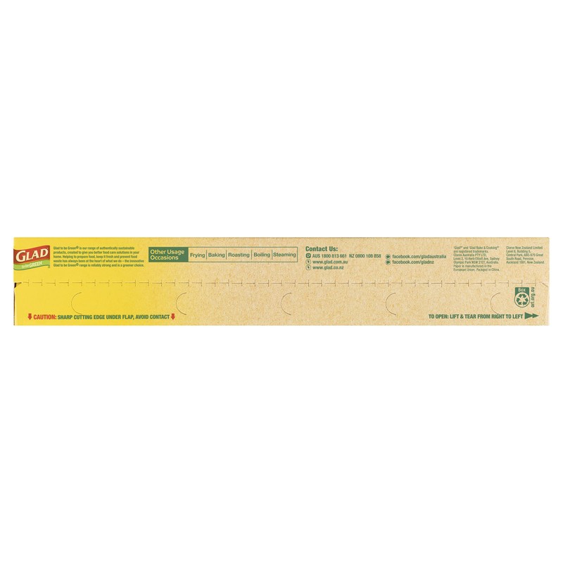 Glad To Be Green Compostable Bake and Cooking Paper, 25