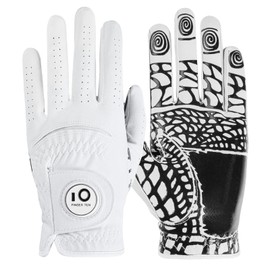 Golf Gloves Men Left Hand Right Extra Grip Anti Slip Microfiber with Ball Marker 1 Pc, Men’s Golf Glove Breathable Wear Resistance Fit Size Small M ML L X-Large (M, Right)