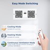 ALORAIR 300 CFM Room to Room Air Transfer Fan Vent