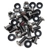 10pcs. M6 Rack Fixing Set, Captive Cage Nuts Bolts Screws