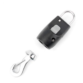 SELMAI Dog Collar Leash Connector - Magnetic Magic Latch Hook Automatic One Touch Connection and Release for Traction Rope Harnesses and Collars - Black