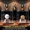 Happyseason 2-in-1 Golf Ball & Championship Ring Case Display