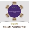 Crown Display Inc. 84" Elegant Round Purple Table Cover -