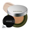 Effection Air Fit Men's Cushion, 2 pieces, 01 Light Beige / 에펙션 에어핏 맨즈 쿠션, 2개, 01 라이트 베이지