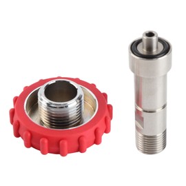 CO2 Cylinder Adapter G5/8 to M16x1.5 Stainless Steel Connector Converter Accessory