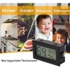 Mini Hygrometer Thermometer,INRIGOROUS 4 Pcs LCD Digital Temperature Humidity Meter