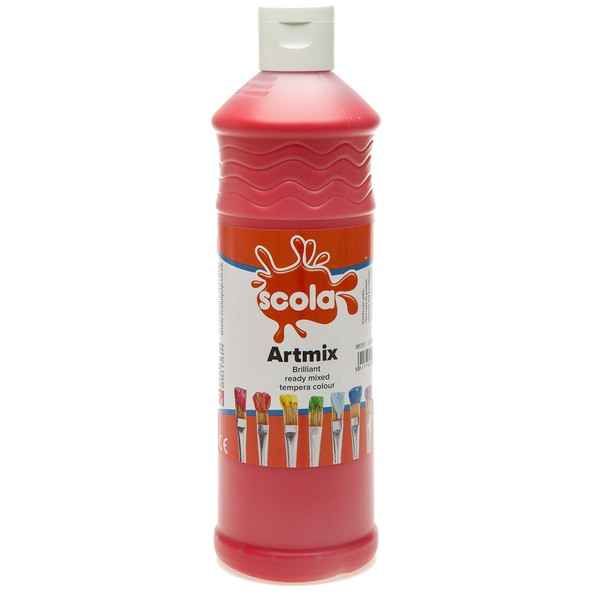 Scola Artmix Poster Paint 600ml Red