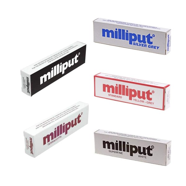 Milliput Epoxy Putty - All Grades - Standard/Silver-grey/Superfine/Black/Terracotta