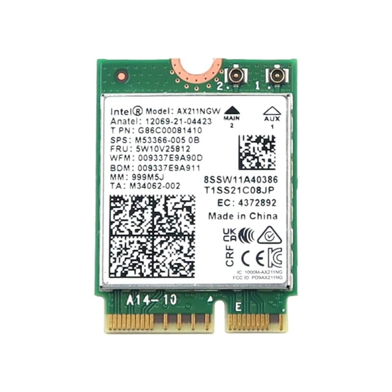 Intel NEW Intel AX211 WIFI 6E CNVio2 Adapter w/Tri Band