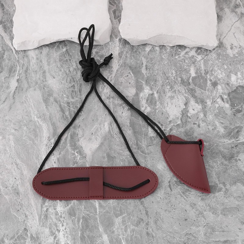 Briny River 2pcs Leather Bow Stringer Bowstring Stringer Tool for