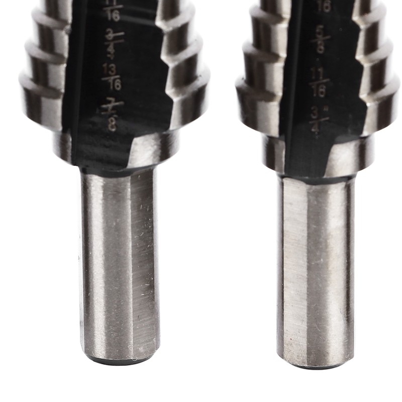 5Pcs Step Drill Bit Set Alloy Steel High Accuracy Multifunctional