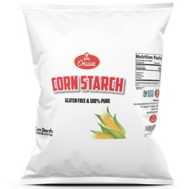 Corn Starch by Onuva - 10 lbs, (4,53 kg) - Gluten Free - Vegan - Thickener For Sauces, Soup, & Gravy