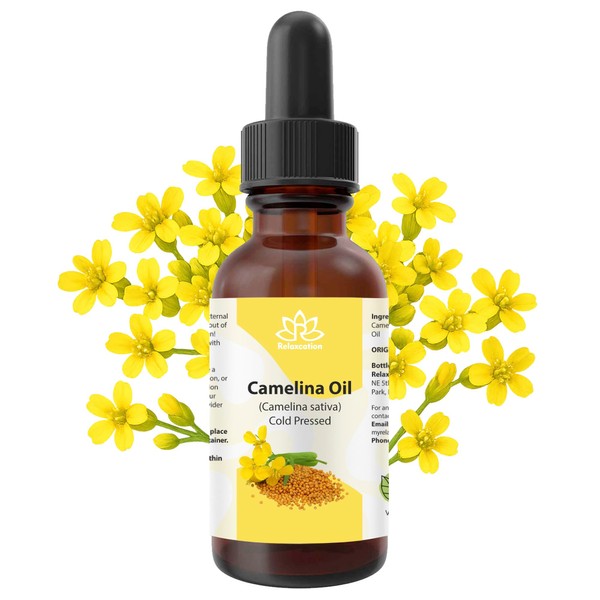 Relaxcation Pure Camelina Oil | Cold Pressed Natural Oil for